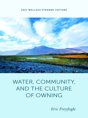 cover image of Water, Community, and the Culture of Owning